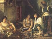 Algerian Women in Their Appartments (mk05) Eugene Delacroix